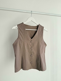 [BENGALINA] Chaleco largo - Peggy - comprar online