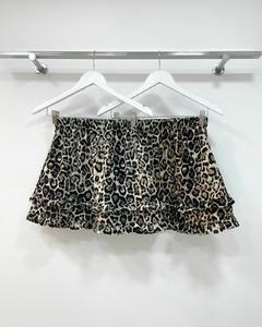 [CEY] Pollera animal print con volados - Hanna Moon