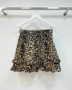 Imagen de [CEY] Pollera animal print con volados