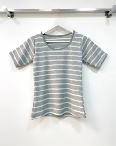 [MORLEY] Remera rayada cuello u - comprar online