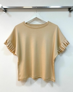 [MORLEY METALIZADO] Remera Cleo con volados en internet