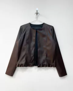 [CUERINA] Chaqueta con Volados - comprar online