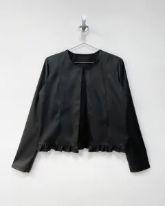 [CUERINA] Chaqueta con Volados