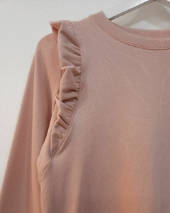 [MORLEY ALGODON] Remera con volados - Melia en internet
