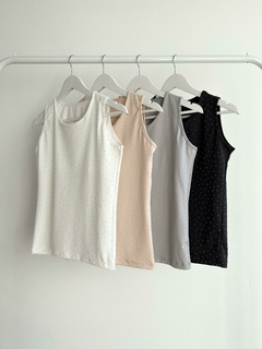 [MICROFIBRA BRILLITOS] Musculosa cuello redondo en internet