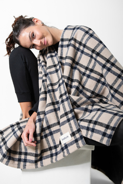 Poncho / Blanket [ beige ]