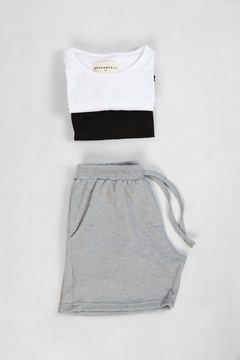 WAFFLE Conjunto T-shirt W + Bermuda - BESHANCHIC