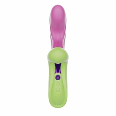 Macetando Vibrador Penetrável Com Função Tapping E Estimulador De Clitóris INTT - Lua Cheia Sexy Hot