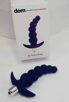 Plug Anal Dom Prazer para Homens H4 G BEADS.