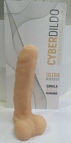 Prótese Realística em Cyber Skin Cyber Dildo.