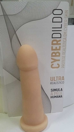 Prótese Realística em Cyber Skin Cyber Dildo.