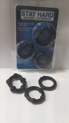 Stay Hard Beaded C Ring Stay Hard, Clear, 3 Count na internet