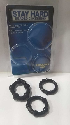 Stay Hard Beaded C Ring Stay Hard, Clear, 3 Count - comprar online