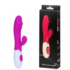Vibrador com Estimulador para Clitóris Super Mute Design Snappy
