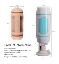 Masturbador Masculino Vagina Copo de Canal duplo e Bolso Anal PUSSY Auto Lubrificação. - comprar online