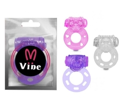 Vibe Anel Peniano com Vibro e Estimulador de Clítoris.