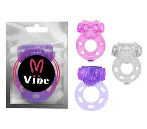 Vibe Anel Peniano com Vibro e Estimulador de Clítoris.