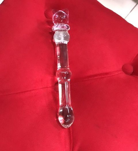 Plug de vidro Gatinha.