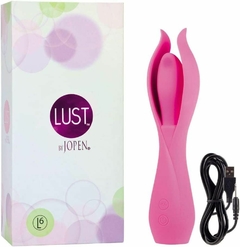 LUST Vibrador Estimulador em Silicone com forma de Pétalas Penetrador.