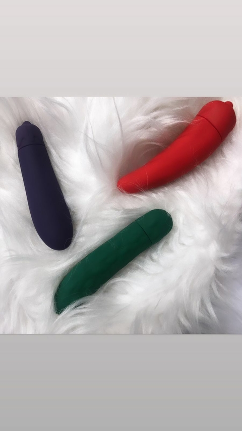 Vibrador em Formato de Legumes.