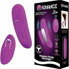 Vibrador de calcinha com controle remoto.