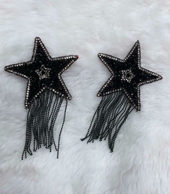 Estrela adesiva para os mamilos.