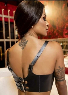 Harness de Couro Pu com alças e Costas ajustáveis - comprar online