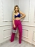 Calça Jeans Rosa Wide Leg
