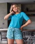 Blusa Priscila com Botões em Crepe - loja online