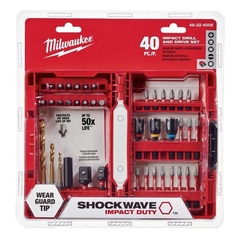 Juego Puntas Tubos Mechas Impacto 40pz Milwaukee 4832-4006