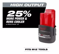 Batería Milwaukee HIGH OUTPUT XC5.0 M12 2,5Ah 4811-2425 - comprar online