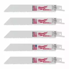 Hoja Sierra Sable 6 PULG 14 TPI 5 PZAS Milwaukee 4800-5091