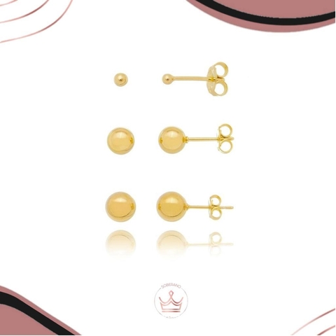 Brinco de Pérola Dourado