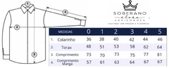 Camisa Social Punho Duplo Prime - SOBERANO STORE
