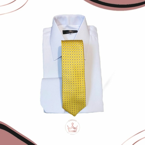 GRAVATA PREMIUM TRADICIONAL AMARELO