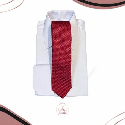 GRAVATA PREMIUM TRADICIONAL VERMELHA
