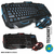 COMBO TECLADO E MOUSE GAMER COM FIO DETALHES AZUIS MULTILASER - TC195