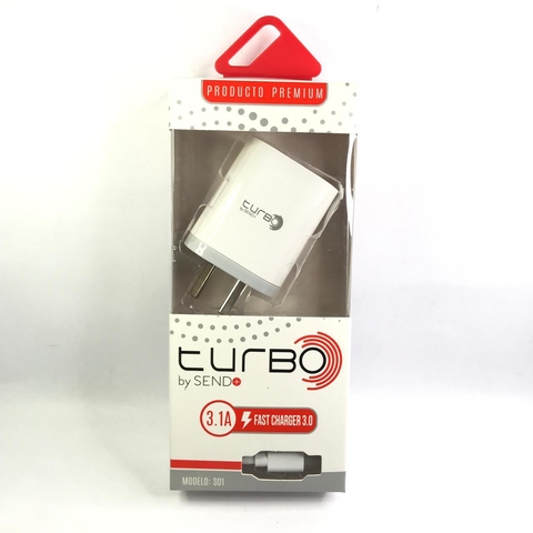 Cargador Send+ Turbo S01 Tipo C a tipo C