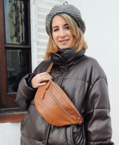 Riñonera Sierra cuero graneado suela - comprar online