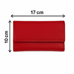 Billetera Lagoa cuero rojo - Mil Amores