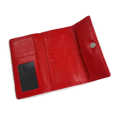 Billetera Asia cuero rojo en internet