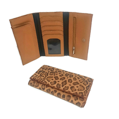 Billetera Lagoa cuero animal print - comprar online