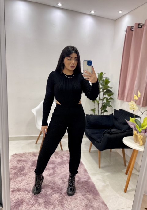 Macacão Paula tricô modal