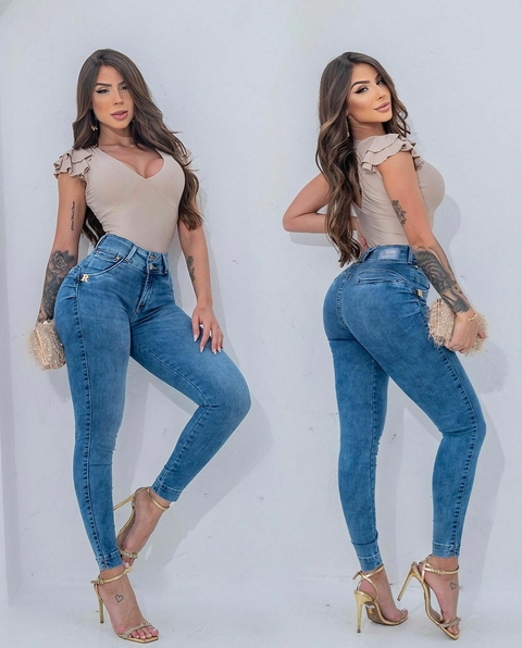 Calça Jeans Cintura Empina Bumbum Ri19