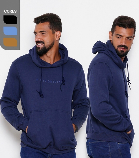 Blusa Moletom RI19 Azul Marinho