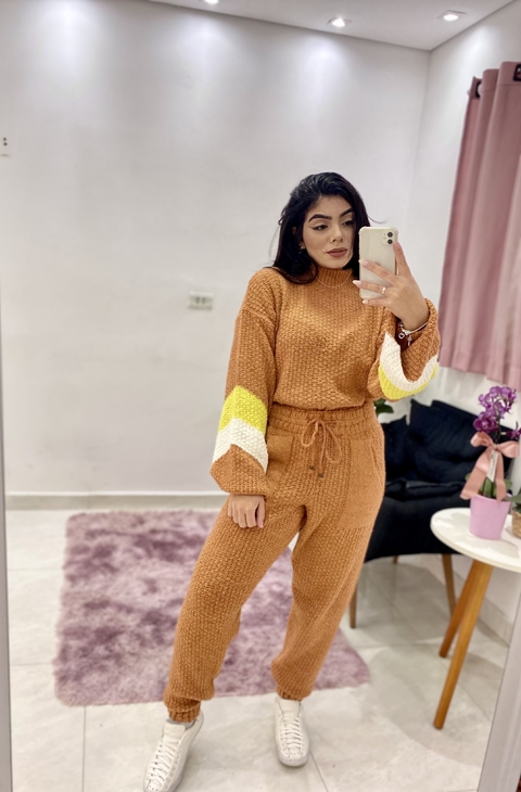 Conjunto Jogger Tricot