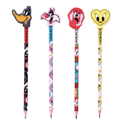 Lápis Looney Tunes - 4 unidades