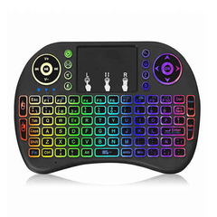 Mini Teclado Iluminado Com Touchpad Wireless 2.4g Bateria de Litio Exbom - BK-BTI8LED na internet