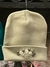 Gorro de lana Beanie bordado beige