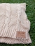 Serie Octavia: Pié de cama/Pashmina tejida - La Verbena
